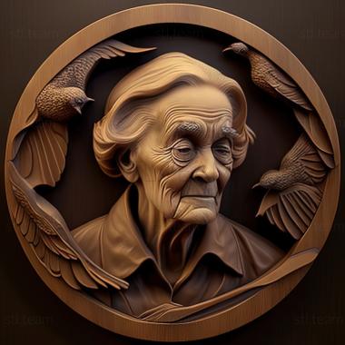 3D model Mary lane macmillan American artist (STL)